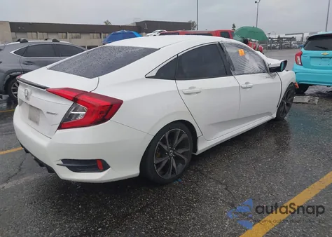 2019 Honda Civic Sport из США, поврежденный, VIN 2HGFC2F81KH529614